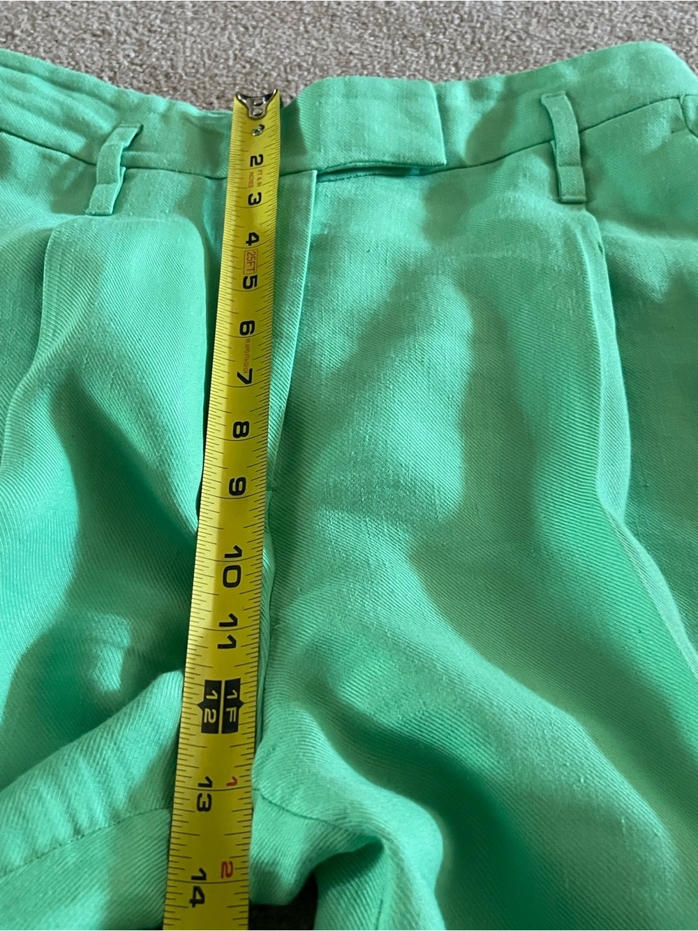 Reiss Mint Green Tailored Blazer and Wide-Leg Pants Set - blazer 8, pant 6 - Picture 15 of 16